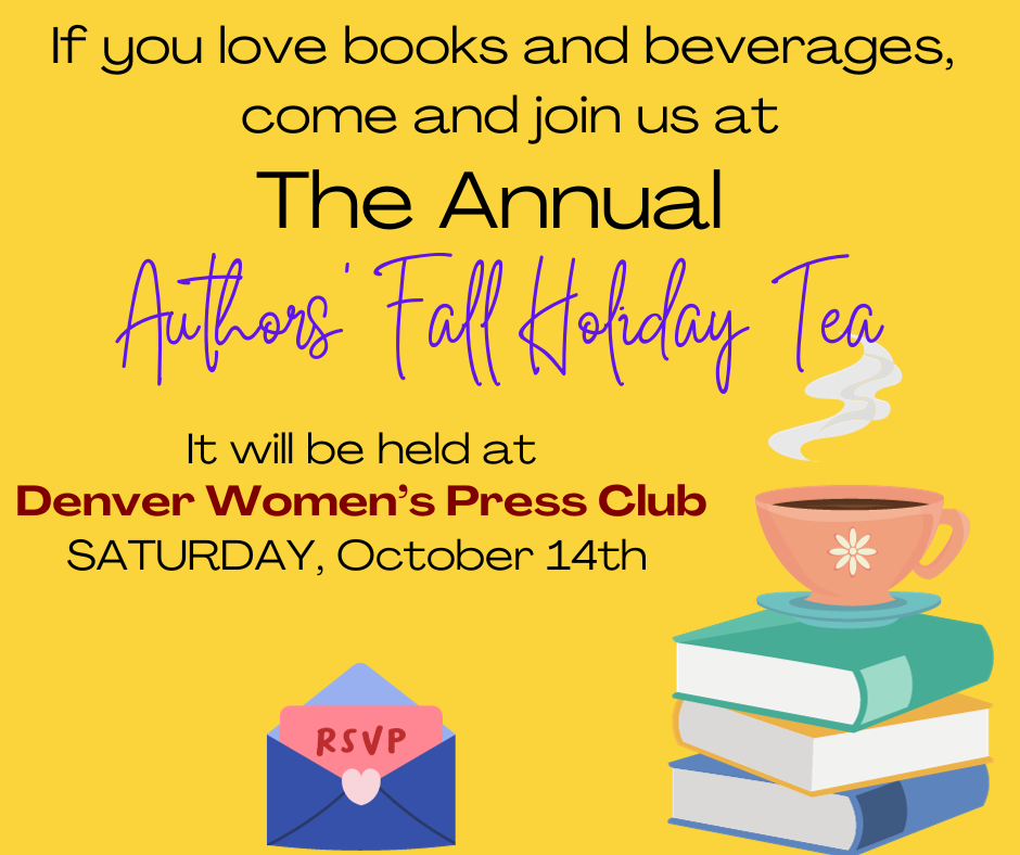 Annual Author Autumn Tea Denver Woman's Press Club #Colorado #Denver #books #authors #DWPC #booksigning @judithbriles