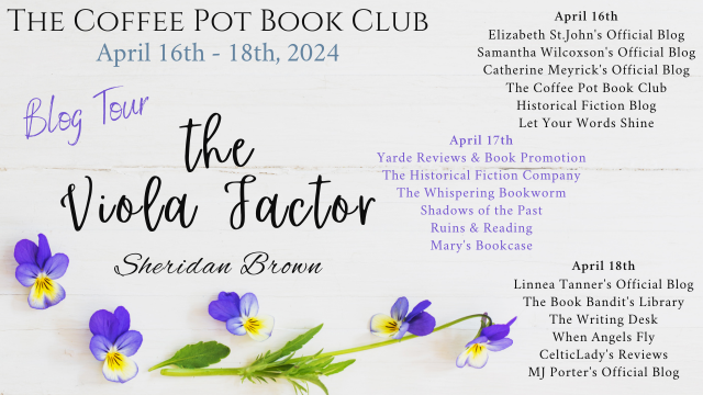 Book Spotlight The Viola Factor Sheridan Brown #ViolaKnappRuffner #HistoricalFiction #BiographicalHistoricalFiction #BlogTour #TheCoffeePotBookClub @cathiedunn