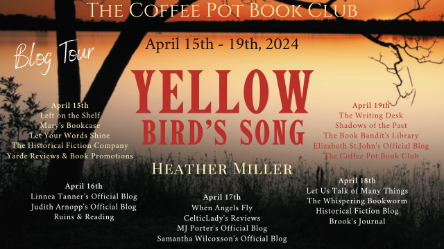 Heather Miller Yellow Bird’s Song #AmericanHistory #NativeAmericanHistory #TrailOfTears #BlogTour #TheCoffeePotBookClub @HMHFR @cathiedunn
