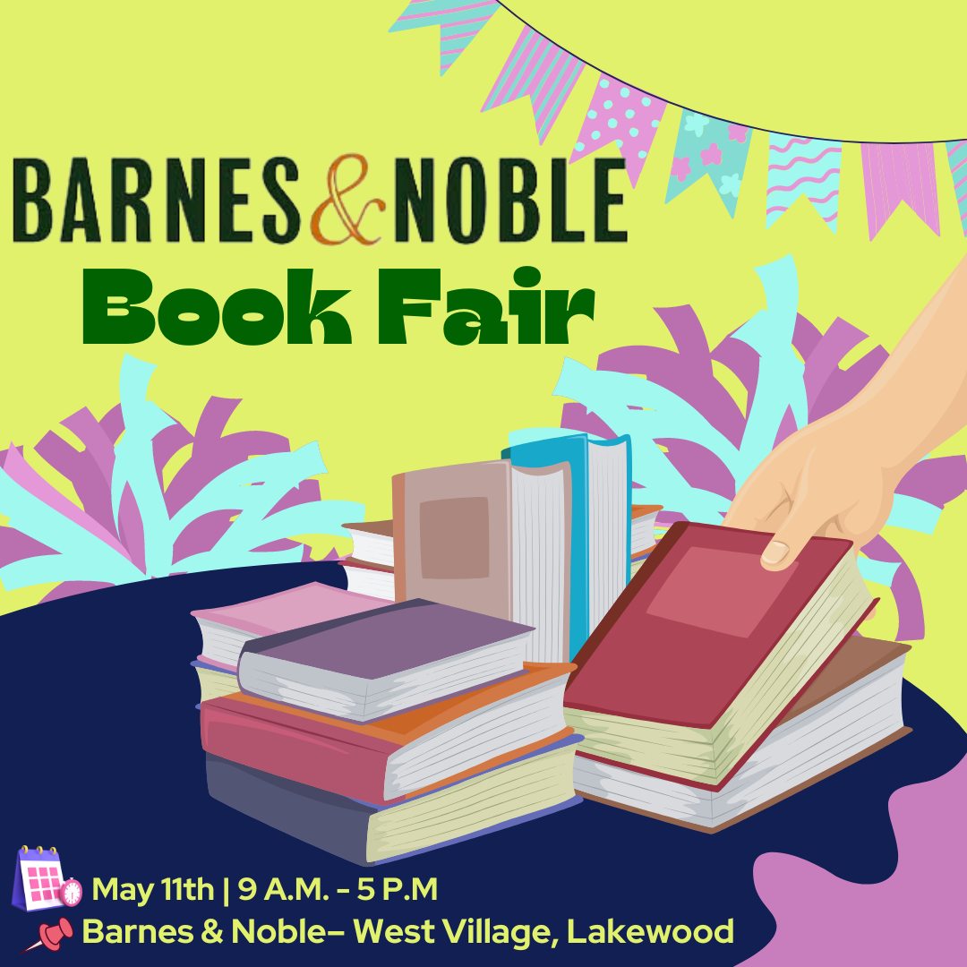 Lakewood Colorado Barnes & Noble Book Fair May 11th @BNDenverWest @BN @COGreatAuthors @LakewoodColo @JudithBriles #Colorado #books #gifts #weekend #bookreaders
